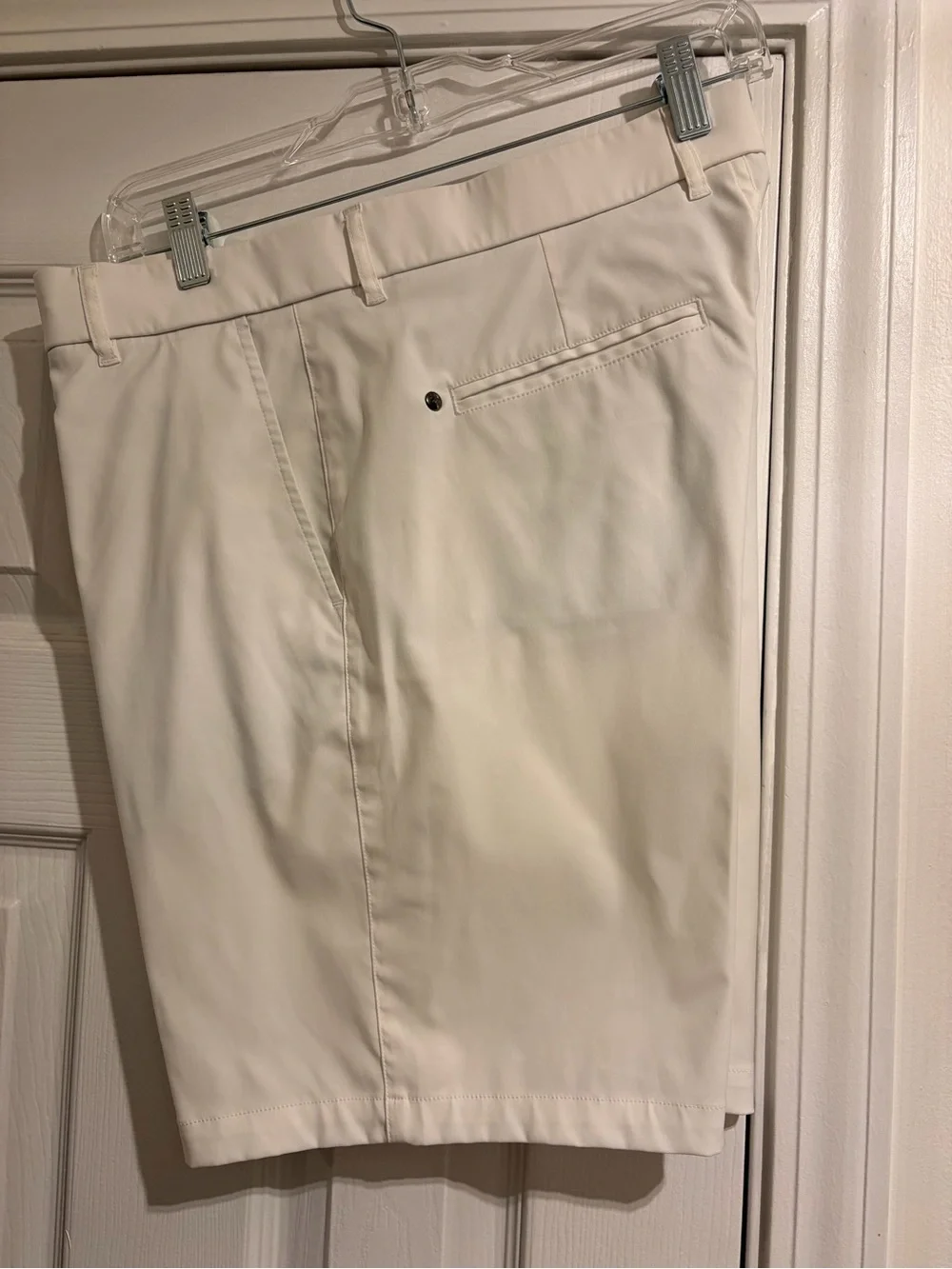 Greyson Cream Flat-Front Men's Shorts